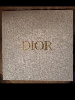 Dior White with Gold Logo Gift BOX